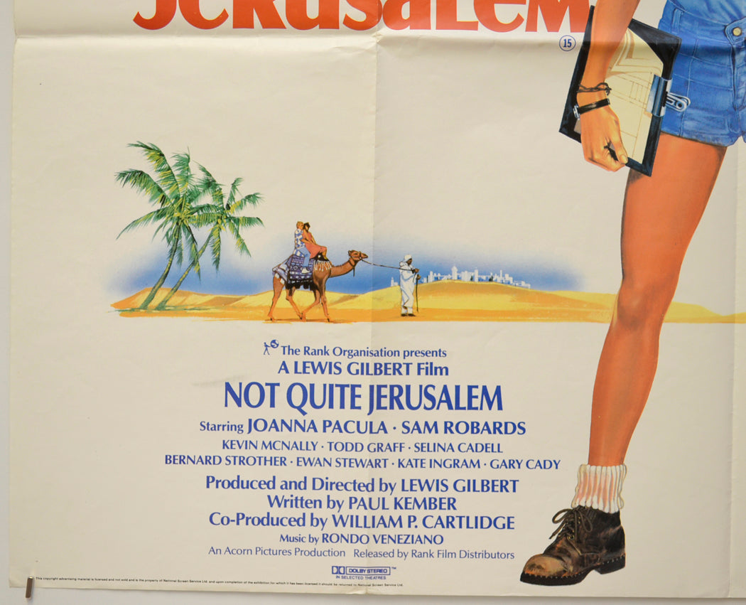 NOT QUITE JERUSALEM (Bottom Left) Cinema Quad Movie Poster 