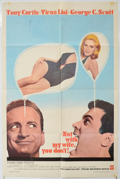 Not With My Wife You Don't  Original One Sheet Poster - Film Poster - Movie Poster