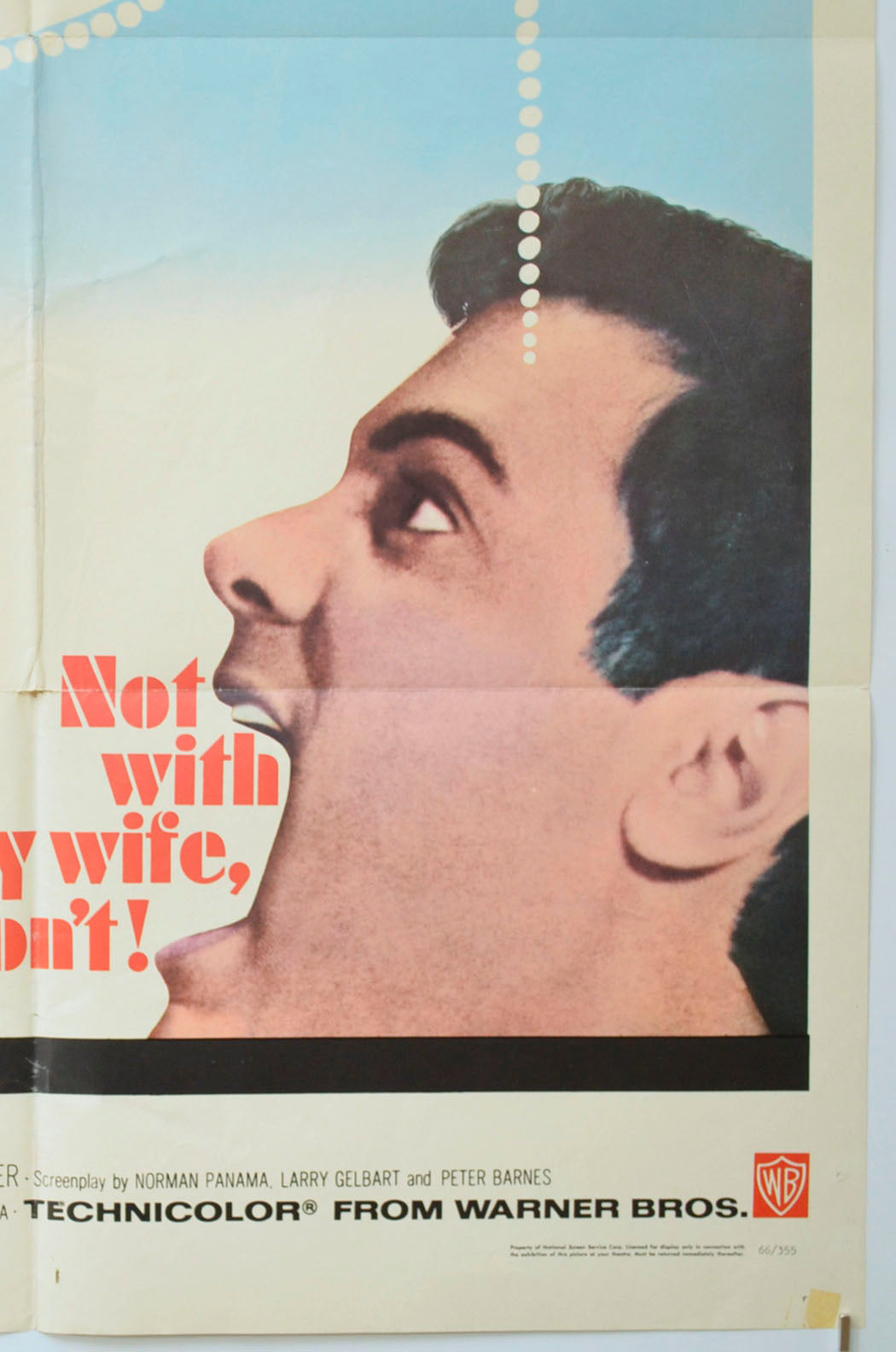 NOT WITH MY WIFE YOU DON’T (Bottom Right) Cinema One Sheet Movie Poster 