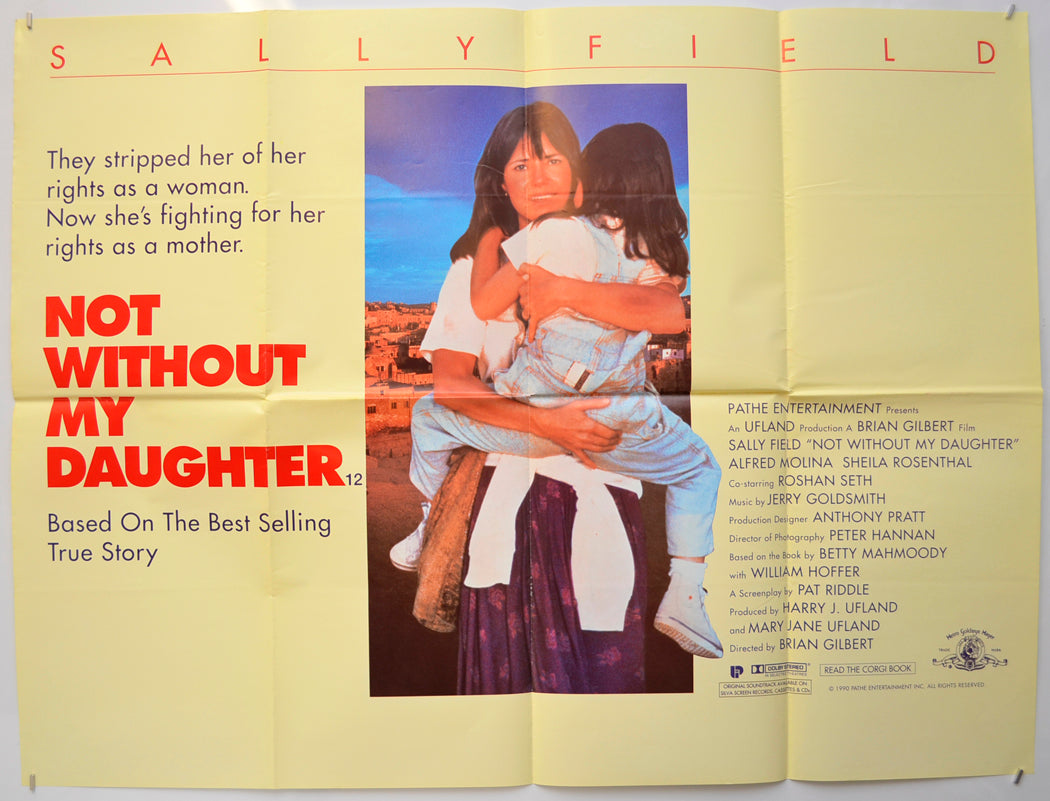 Not Without My Daughter Original Quad Poster - Film Poster - Movie Poster