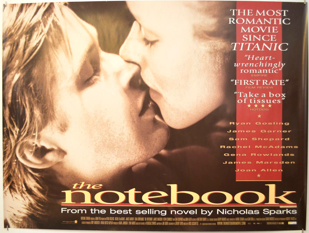 The Notebook Original Quad Poster - Film Poster - Movie Poster