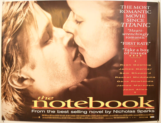 The Notebook Original Quad Poster - Film Poster - Movie Poster