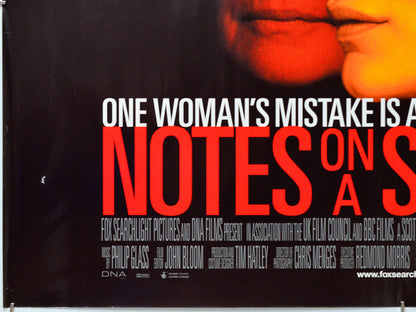 Notes On A Scandal (Bottom Left) Cinema Quad Movie Poster 