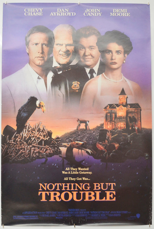 Nothing But Trouble Original One Sheet Poster - Film Poster - Movie Poster