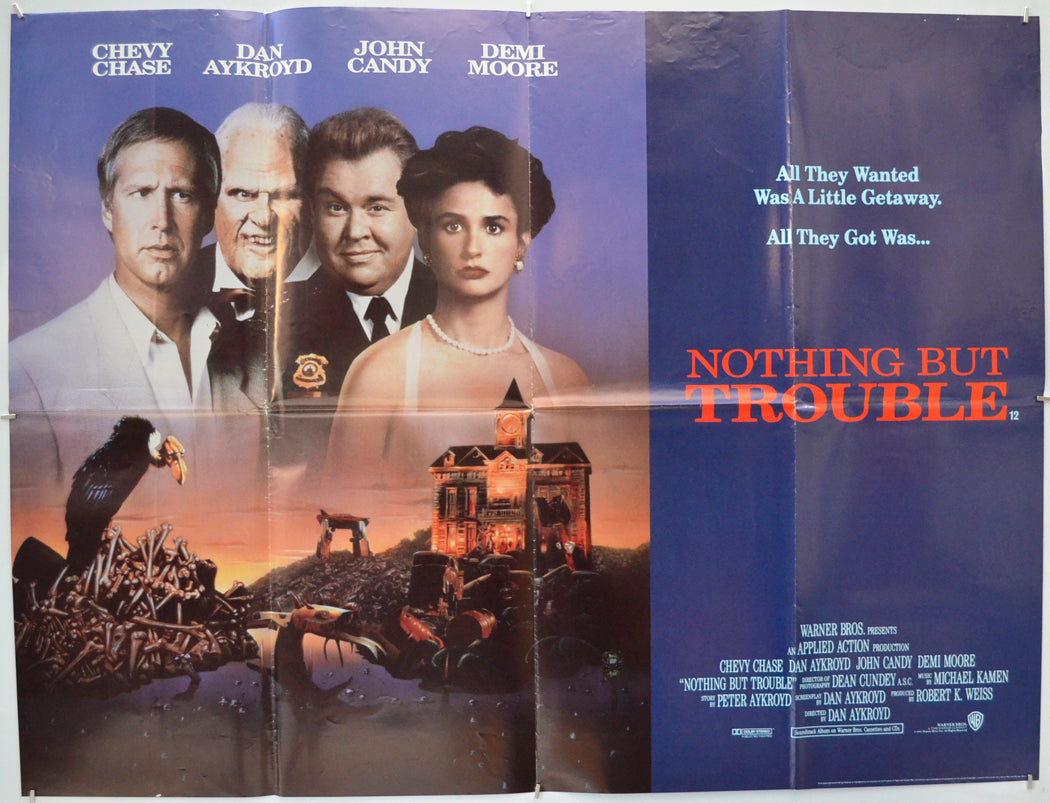 Nothing But Trouble  <h2>Original Quad Poster - Film Poster - Movie Poster