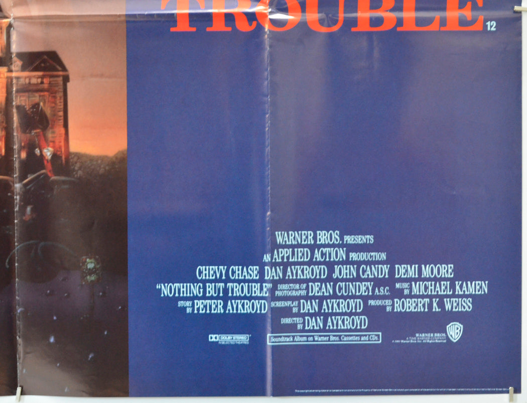 NOTHING BUT TROUBLE (Bottom Right) Cinema Quad Movie Poster 