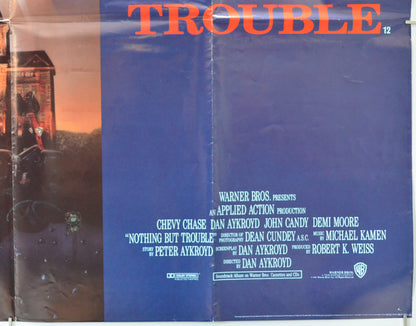 NOTHING BUT TROUBLE (Bottom Right) Cinema Quad Movie Poster 