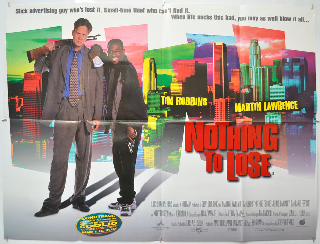 Nothing To Lose  <h2>Original Quad Poster - Film Poster - Movie Poster