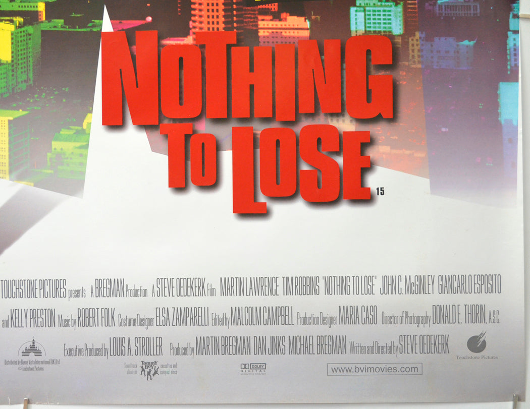 NOTHING TO LOSE (Bottom Right) Cinema Quad Movie Poster 