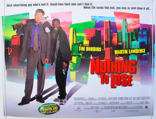 Nothing To Lose Original British Quad Poster - Film Poster - Movie Poster 