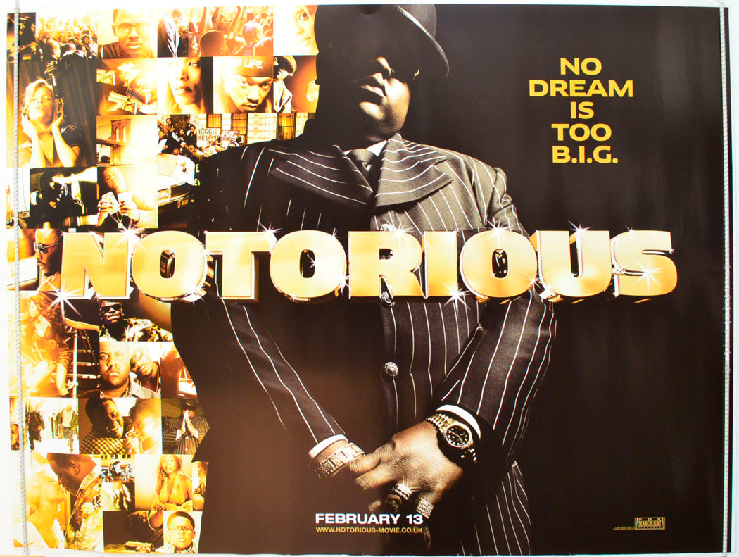 Notorious  Original British Quad Poster - Film Poster - Movie Poster