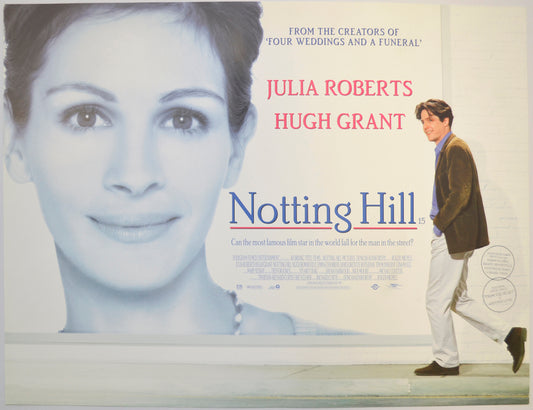 Notting Hill Original Mini Quad Poster - Film Poster - Movie Poster