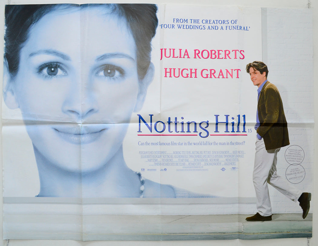 Notting Hill Original Quad Poster - Film Poster - Movie Poster  