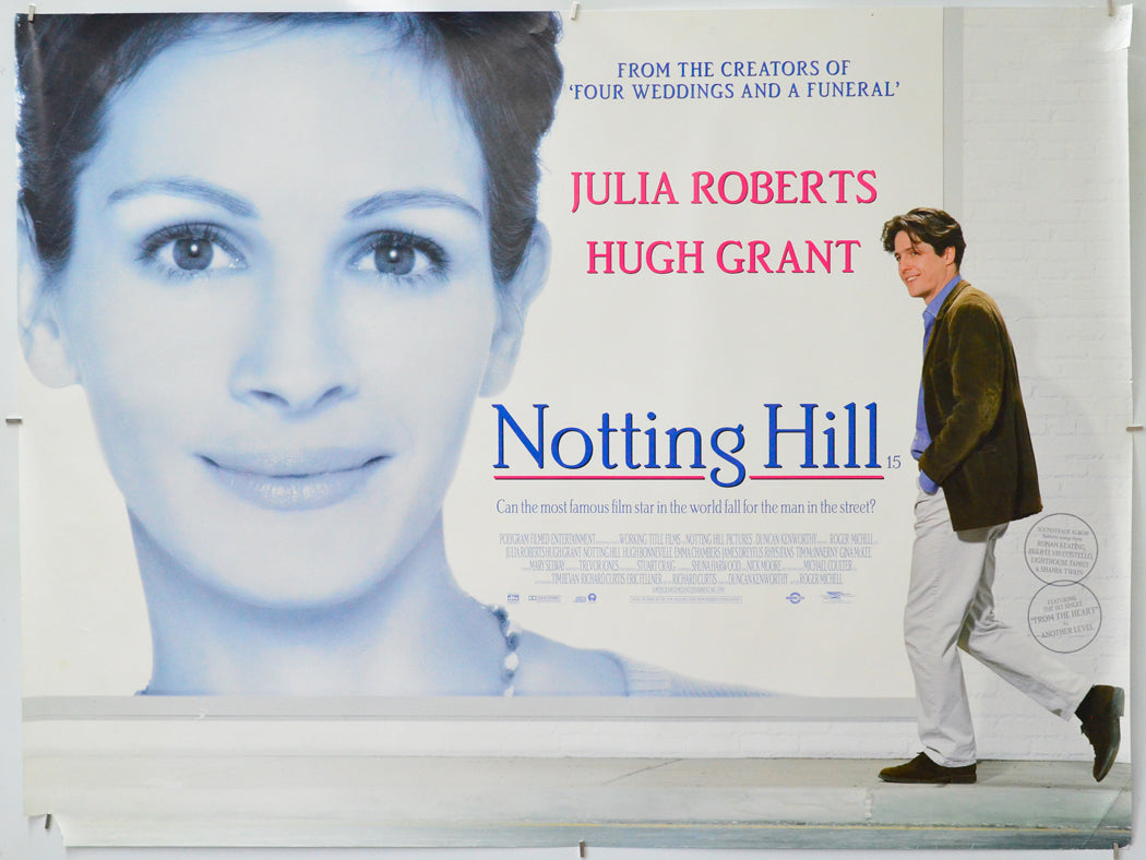 Notting Hill - Original Quad Poster - Film Poster - Movie Poster