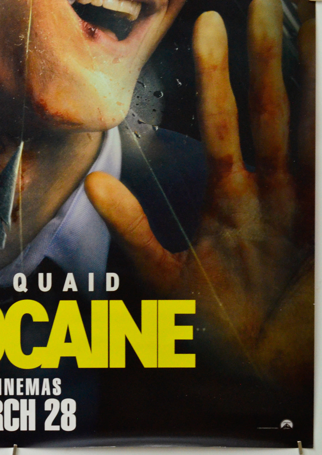 Novocaine (Bottom Right) Cinema One Sheet Movie Poster 