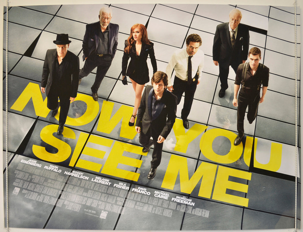 Now You See Me  Original British Quad Poster - Film Poster - Movie Poster 