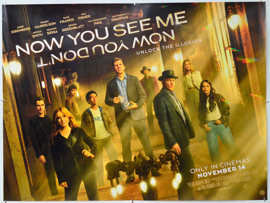 Now You See Me, Now You Don't - Original Quad Poster - Film Poster - Movie Poster