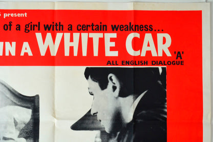 NUDE IN A WHITE CAR (Top Right) Cinema Quad Movie Poster 