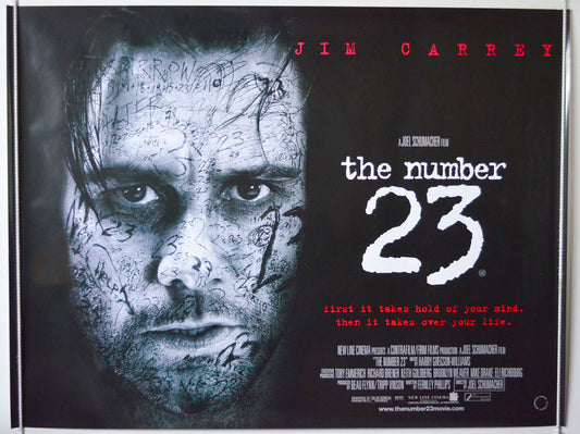 The Number 23 Original British Quad Poster - Movie Poster