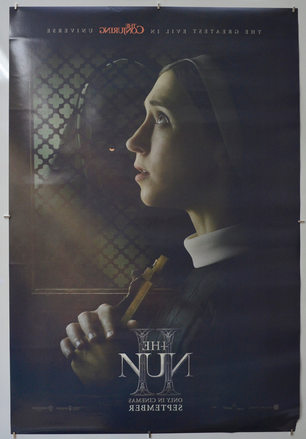 THE NUN II (Back) Cinema One Sheet Movie Poster 