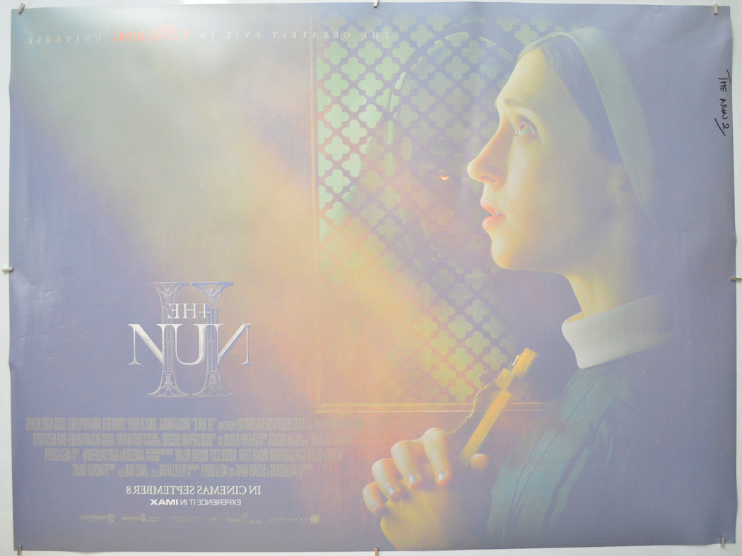 THE NUN II (Back) Cinema Quad Movie Poster 