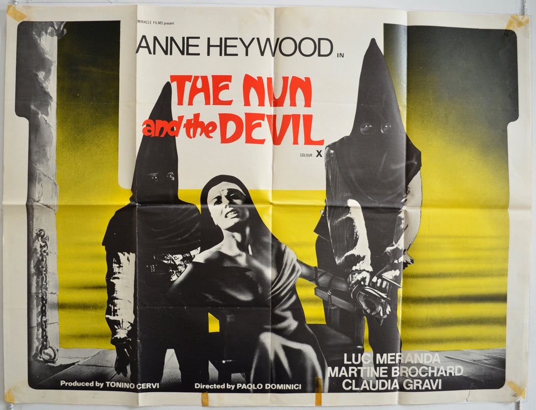 The Nun And The Devil  Original British Quad Poster - Film Poster - Movie Poster 