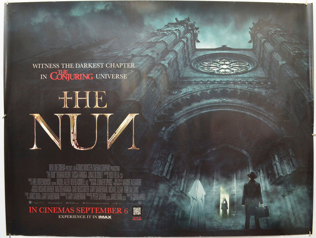 The Nun  Original Quad Poster - Film Poster - Movie Poster