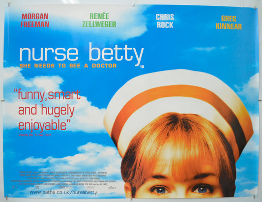 Nurse Betty Original Quad Poster - Film Poster - Movie Poster