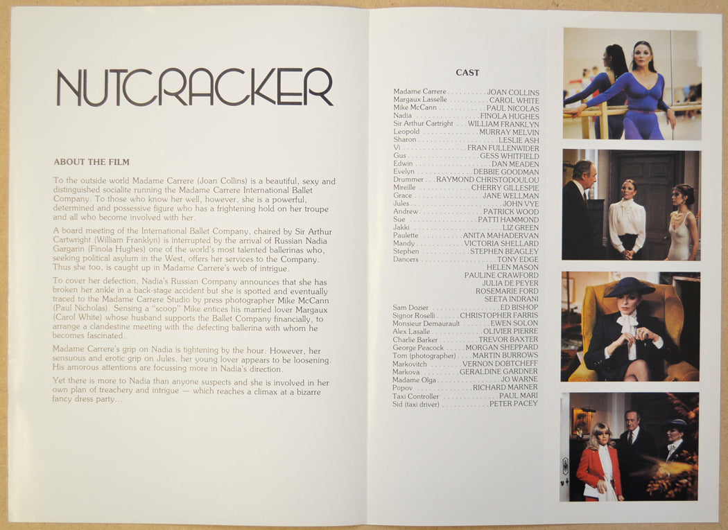 NUTCRACKER Cinema Exhibitors Synopsis Credits Booklet - BACK 