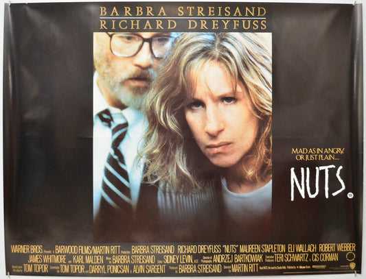 Nuts Original Quad Poster - Film Poster - Movie Poster