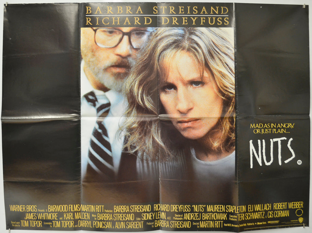 Nuts Original Quad Poster - Film Poster - Movie Poster