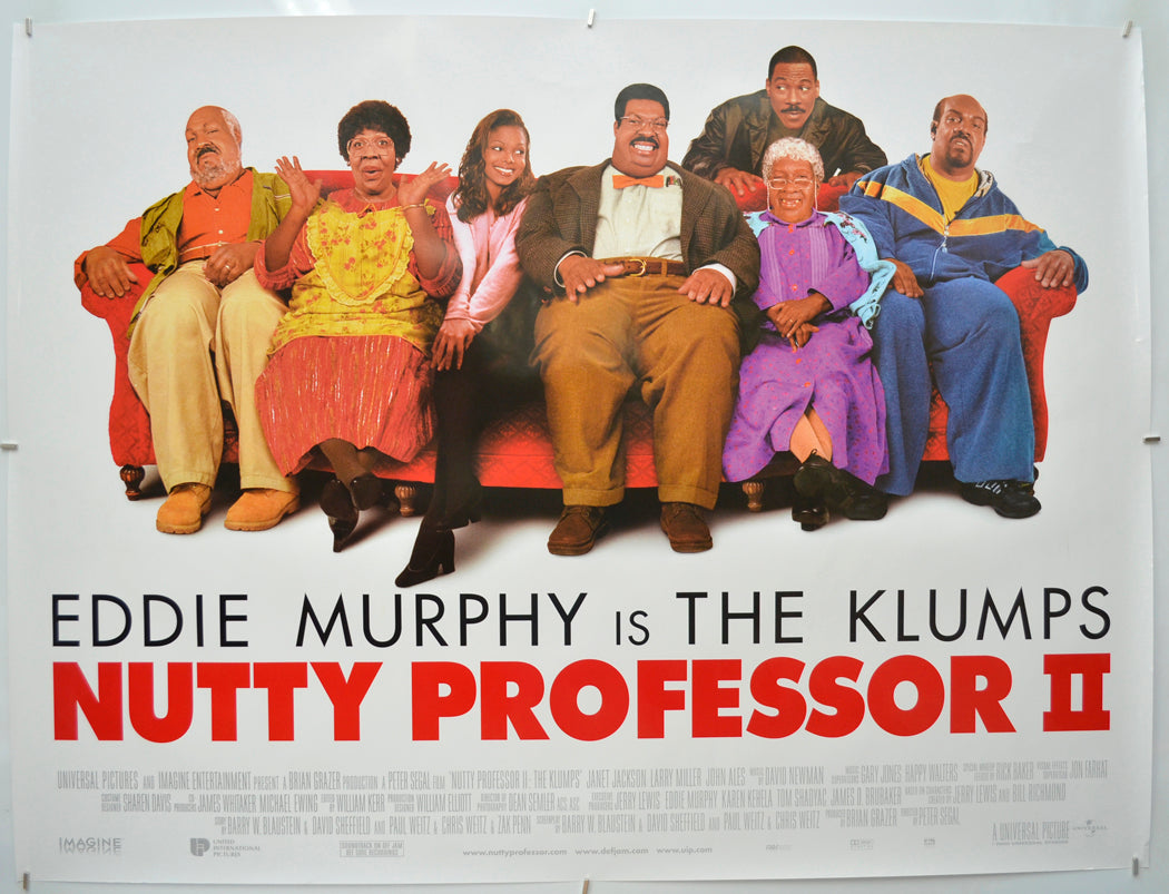 Nutty Professor II : The Klumps Original Quad Poster - Film Poster - Movie Poster