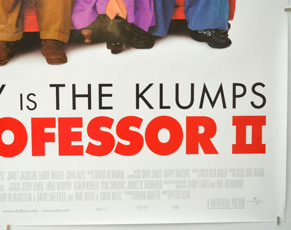 NUTTY PROFESSOR II : THE KLUMPS (Bottom Right) Cinema Quad Movie Poster 