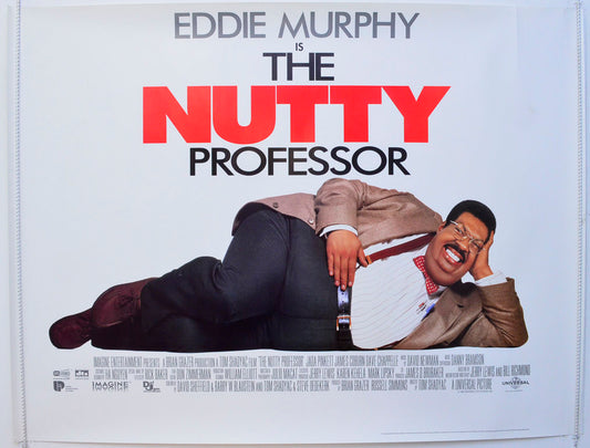 The Nutty Professor  Original British Quad Poster - Film Poster - Movie Poster 