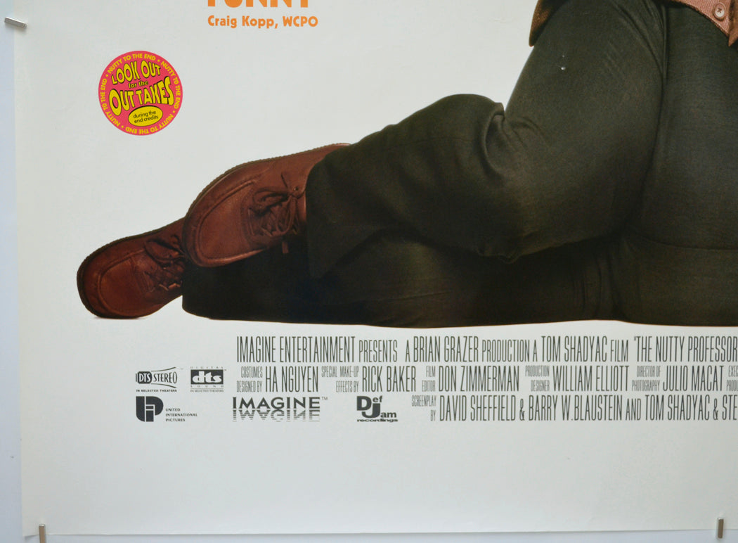 THE NUTTY PROFESSOR (Bottom Left) Cinema Quad Movie Poster 