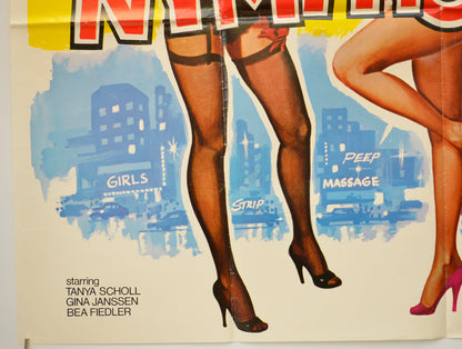 NYMPHO GIRLS (Bottom Left) Cinema Quad Movie Poster 