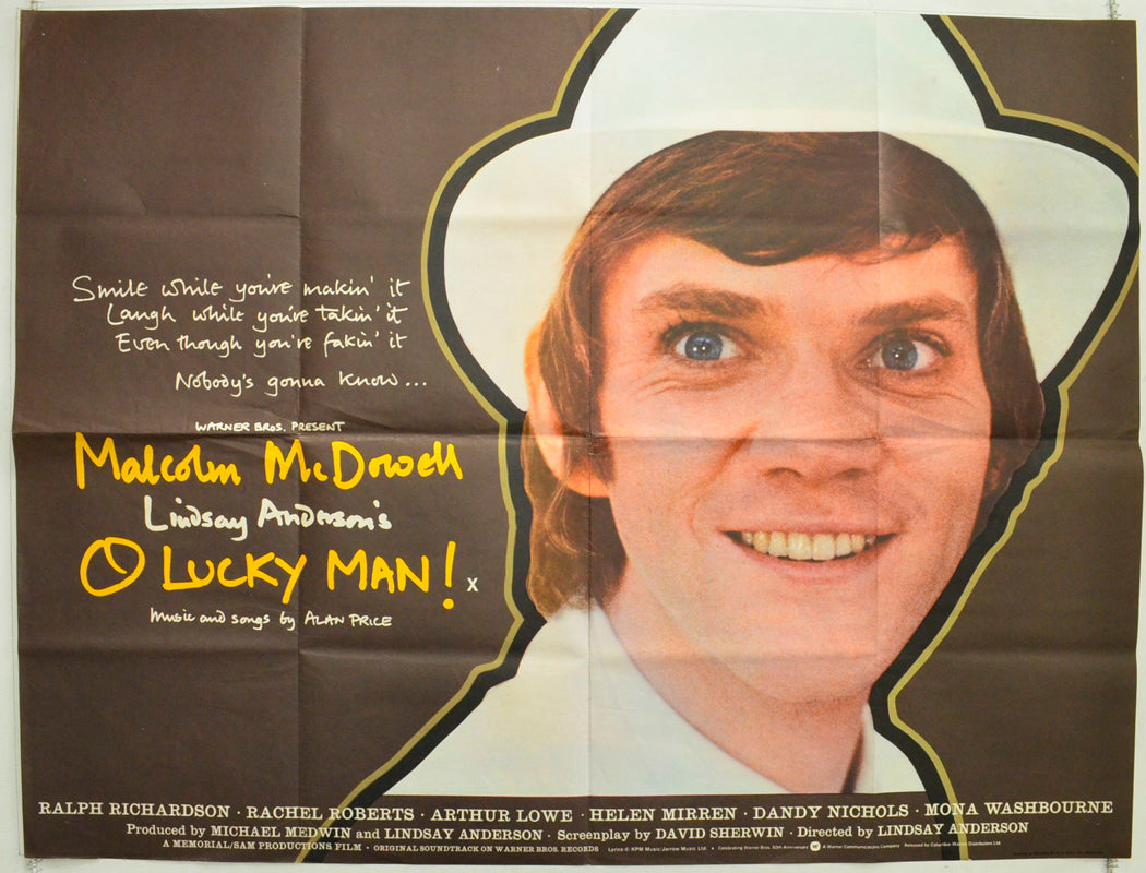 O Lucky Man Original British Quad Poster - Film Poster - Movie Poster 