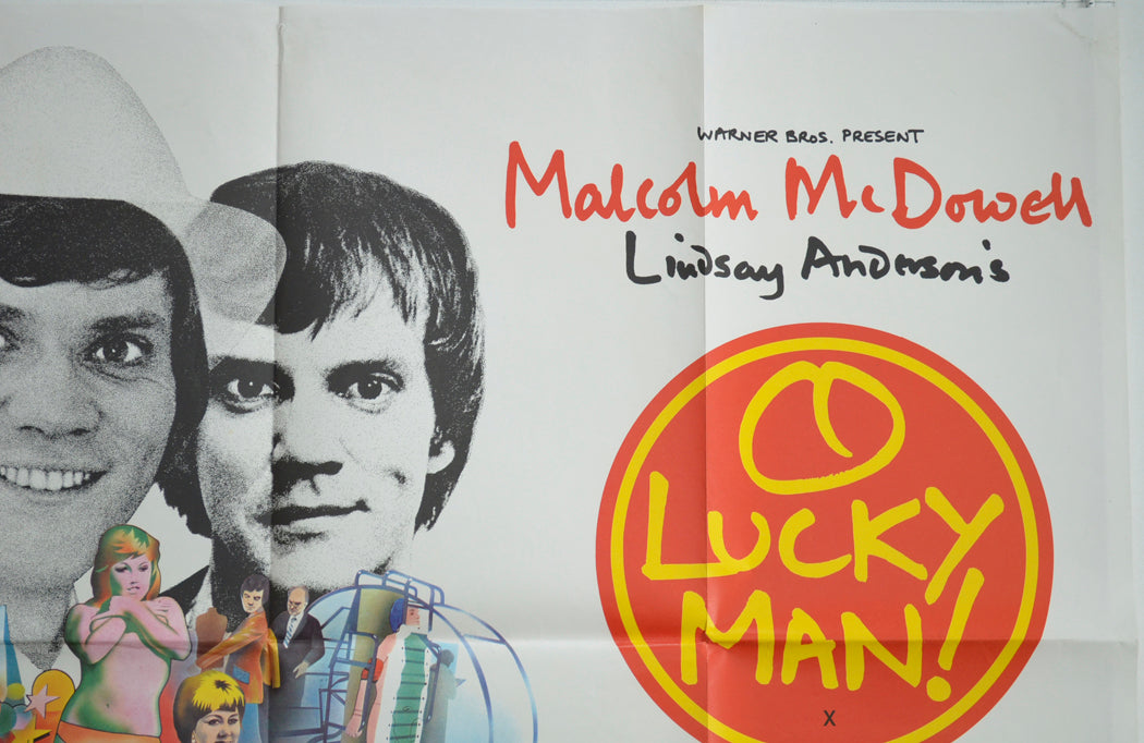 O LUCKY MAN (Top Right) Cinema Quad Movie Poster 