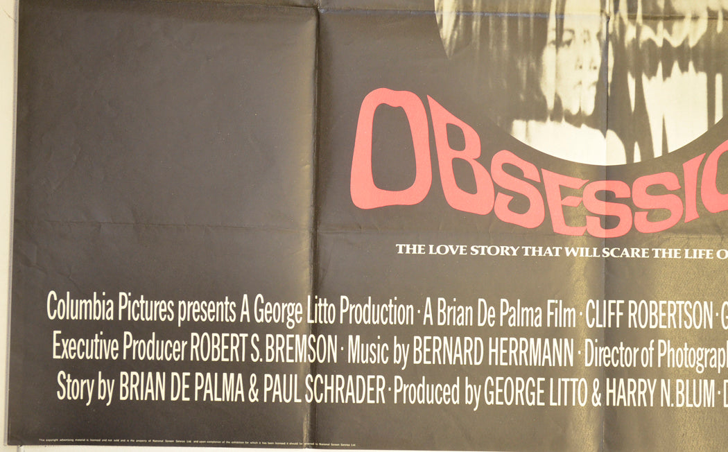 OBSESSION (Bottom Left) Cinema Quad Movie Poster 