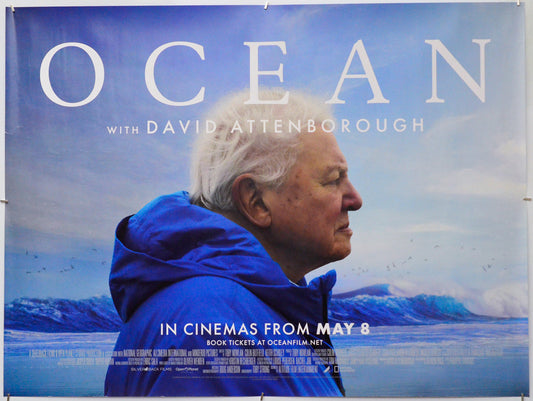 Ocean With David Attenborough - Original Quad Poster - Film Poster - Movie Poster