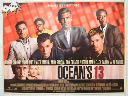 Ocean's 13 - Original Quad Poster - Film Poster - Movie Poster - Cinema Poster