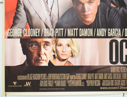 OCEAN’S 13 (Bottom Left) Cinema Quad Movie Poster 