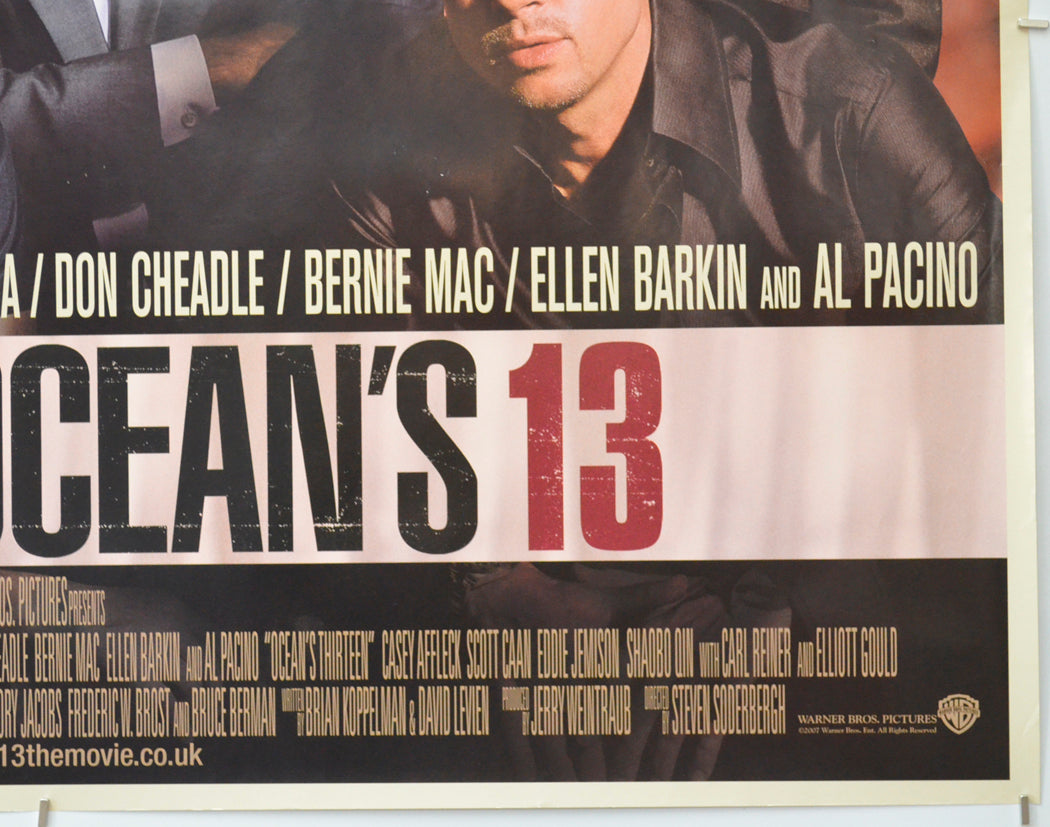 OCEAN’S 13 (Bottom Right) Cinema Quad Movie Poster 