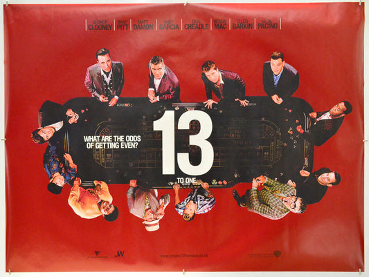 Ocean's 13 - Original Quad Poster - Film Poster - Movie Poster