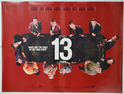 Ocean's 13 - Original Quad Poster - Film Poster - Movie Poster