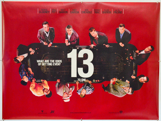 Ocean's 13 - Original Quad Poster - Film Poster - Movie Poster