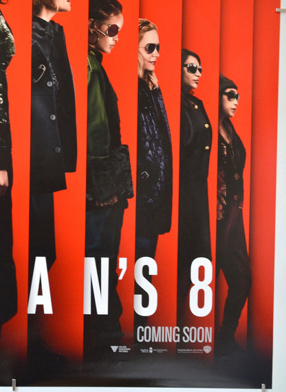 Ocean's 8 (Bottom Right) Cinema One Sheet Movie Poster 