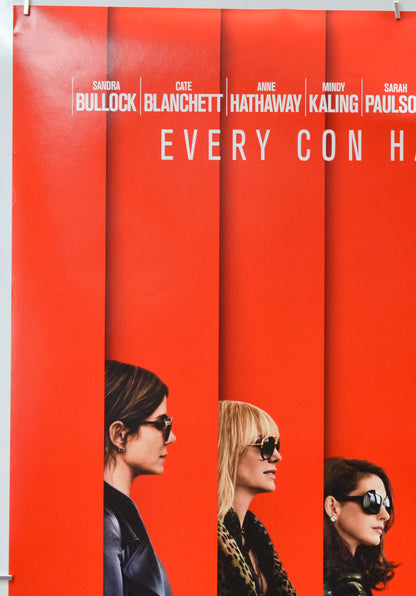 Ocean's 8 (Top Left) Cinema One Sheet Movie Poster 