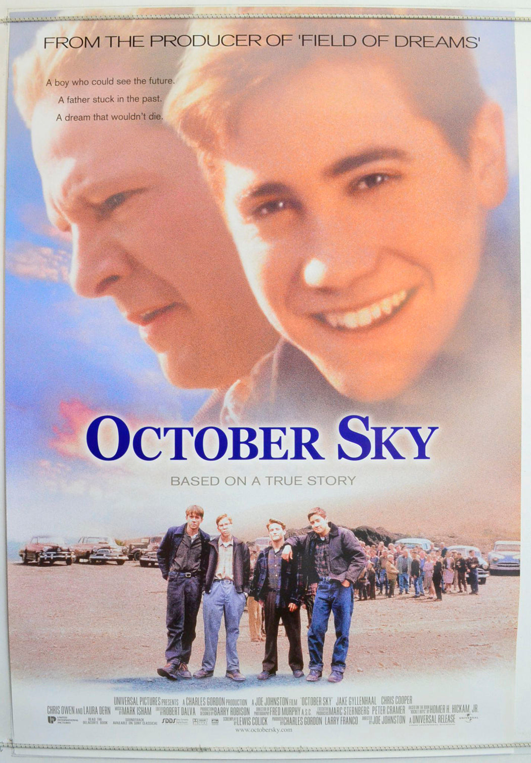 October Sky Original One Sheet Poster - Film Poster - Movie Poster 