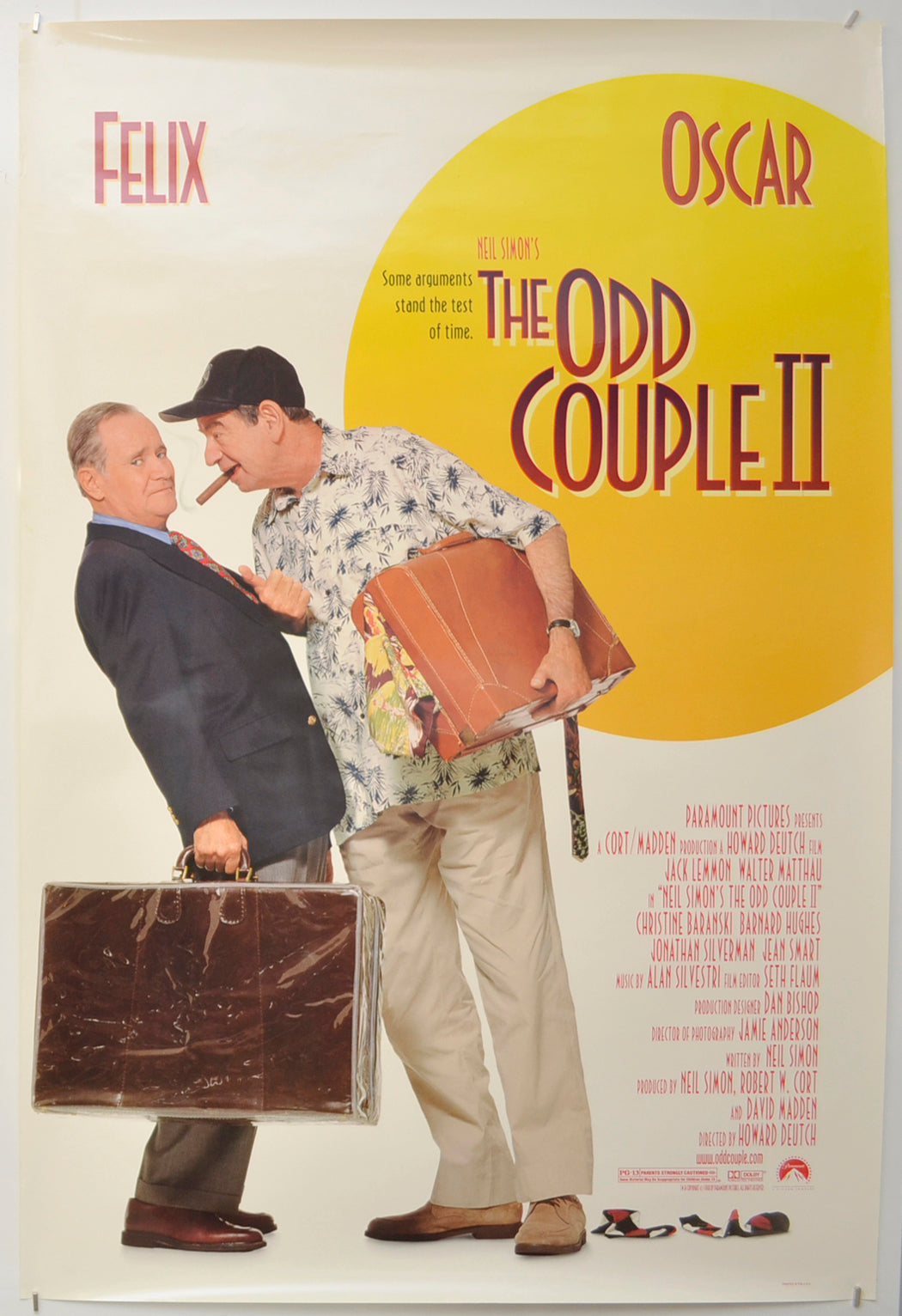 The Odd Couple II Original One Sheet Poster - Film Poster - Movie Poster